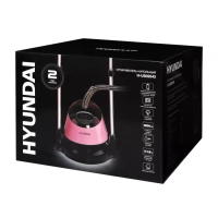 Отпариватель H-US02543 напольный розовый-черный