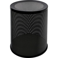 Корзина для мусора 16л К250 низ.перф.черн.