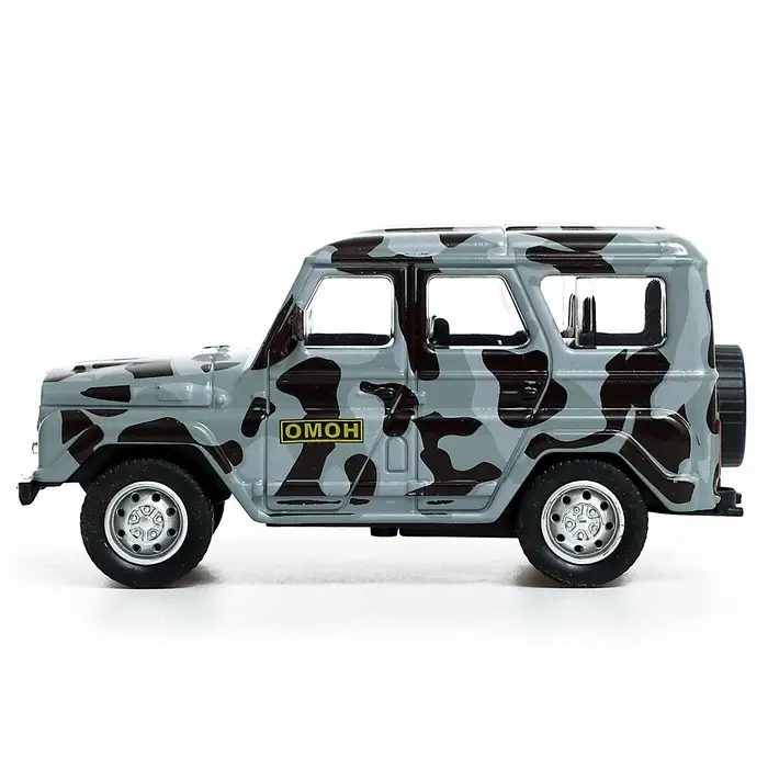 Машина металлическая &laquo;УАЗ Hunter. ОМОН&raquo;, инерция, 1:43