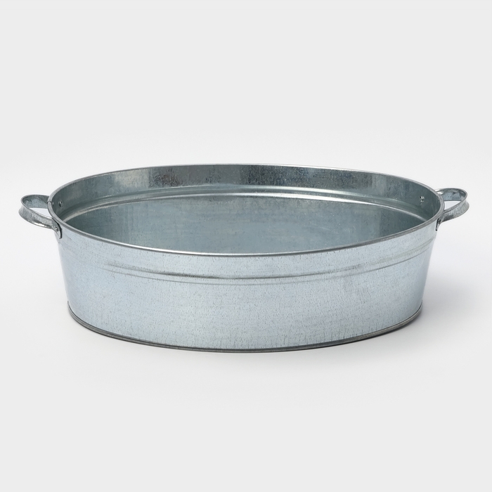 Таз оцинкованный овальный, 23 л, ГОСТ Таз оцинкованный овальный, 23 л, ГОСТ