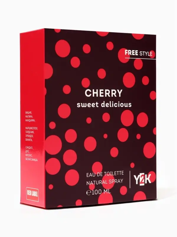 Туалетная вода женская Free Style Cherry Sweet Delicious, 100 мл