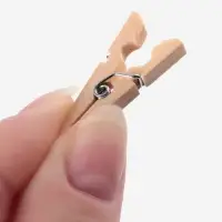 Прищепки для шитья, 3&times;0.5&times;0.3 см, 10 шт., бежевые