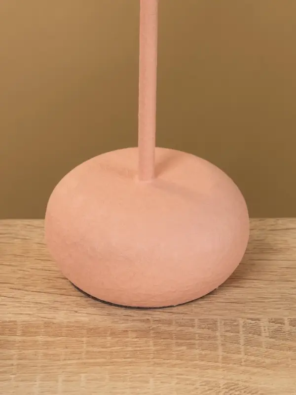 Подсвечник на 1 свечу текстурный  Подсвечник на 1 свечу текстурный "Пудровый розовый" 8х8х20 см