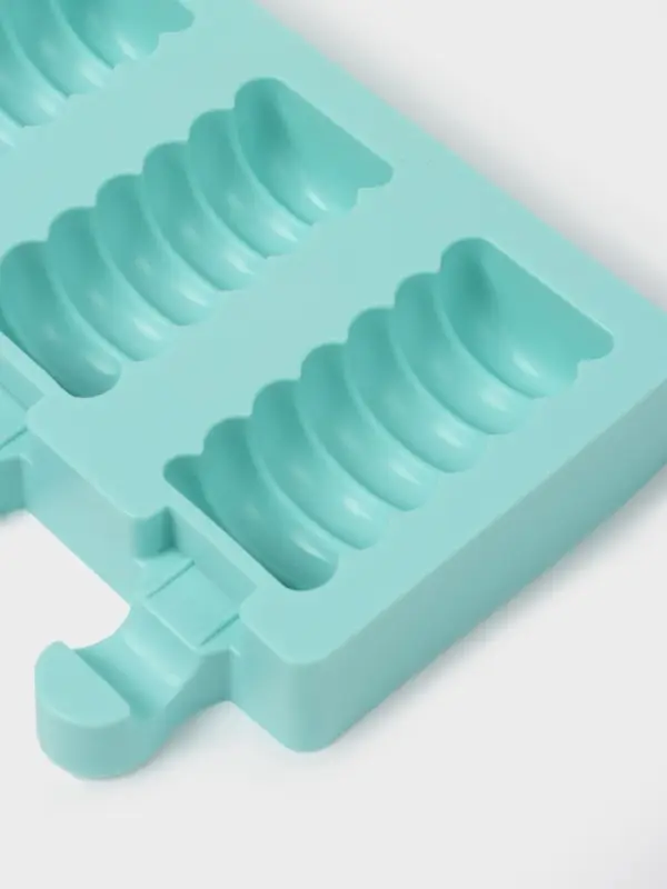 Форма для мороженого Доляна &laquo;Моника&raquo;, силикон, 19.5&times;11 см, 4 ячейки (6.7&times;3.2 см), МИКС