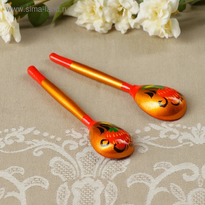 Ложка «Ягодка», 14,7×3,5 см, хохлома Ложка «Ягодка», 14,7×3,5 см, хохлома