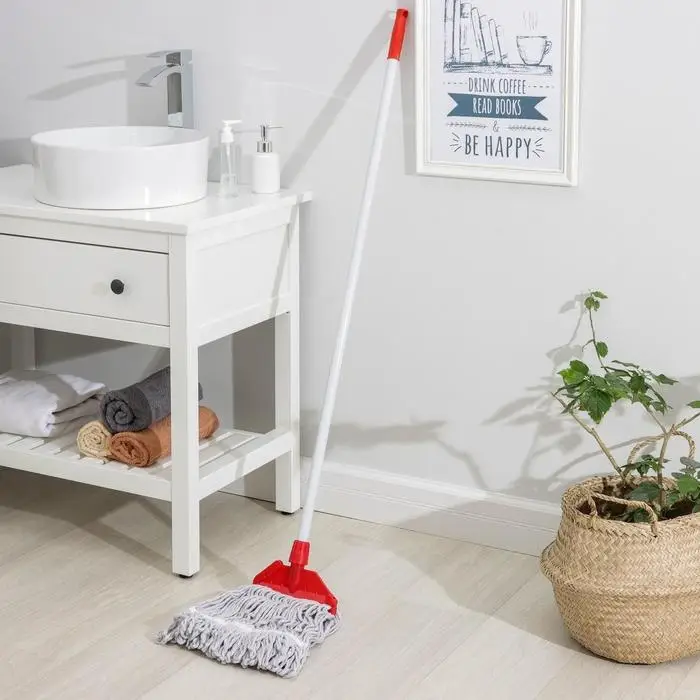 Швабра для мытья пола Доляна, насадка х/б 20 см, 260 г, металлическая ручка 127 см, МИКС Швабра для мытья пола Доляна, насадка х/б 20 см, 260 г, металлическая ручка 127 см, МИКС