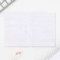 Подарочный набор на выпускной «Учусь на 5+», блокнот А6, 16 л., диплом, наклейки