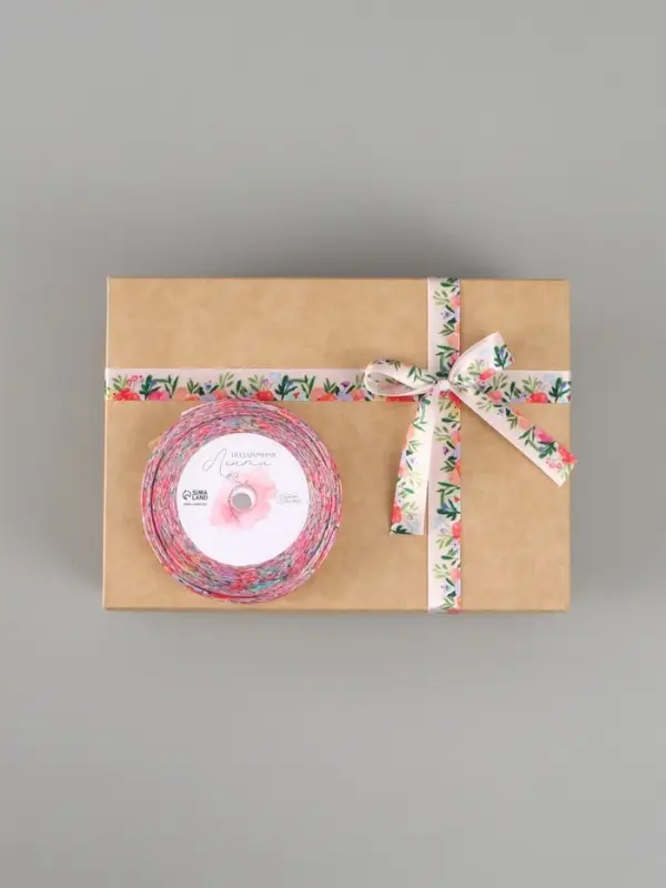 Лента атласная &laquo;Полевой букет&raquo;, 15 мм &times; 23 &plusmn; 1 м, разноцветная