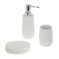 Мыльница тм VETTA Тиволи, керамогранит, белый, 12,5x8,5x3см