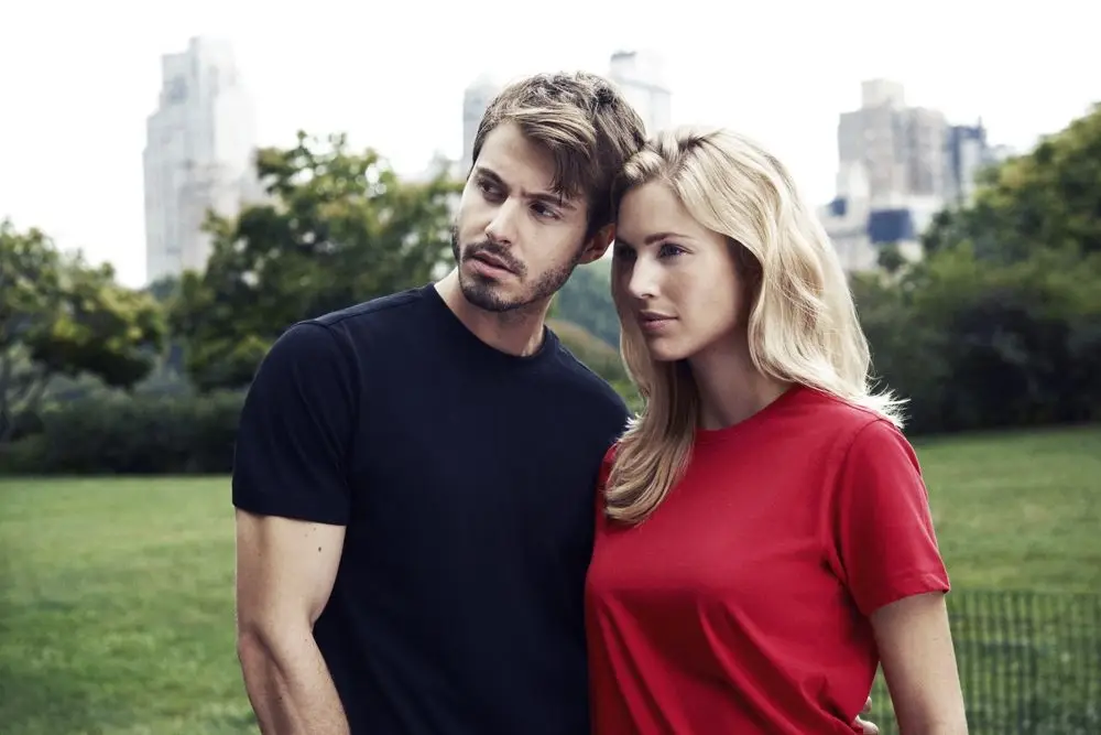 Футболка женская Ladies American T, темно-синяя, размер S