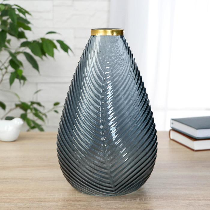 Ваза Ваза "Киркинес" черника Матильда d-5,5см 25,5х15см МИКС