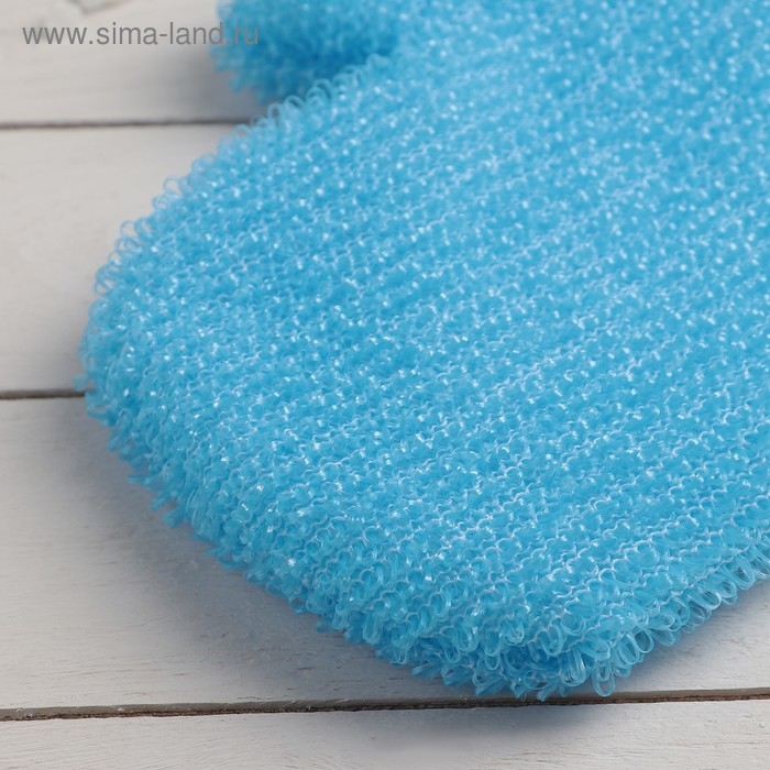 Мочалка для тела «Варежка», 27×22 см, цвет МИКС