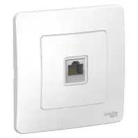 BLANCA скрытой установки розетка компьютерная RJ45, белый