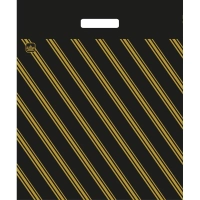 Пакет с вырубной ручкой,ПВД,40х47см,55мкм,50 шт/уп