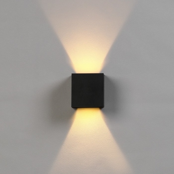 Светильник фасадный «Куб», FSD-063, 6 Вт, 3000К, регулир. луч, IP65, 220 В, пластик, черный 100842 Светильник фасадный «Куб», FSD-063, 6 Вт, 3000К, регулир. луч, IP65, 220 В, пластик, черный 100842