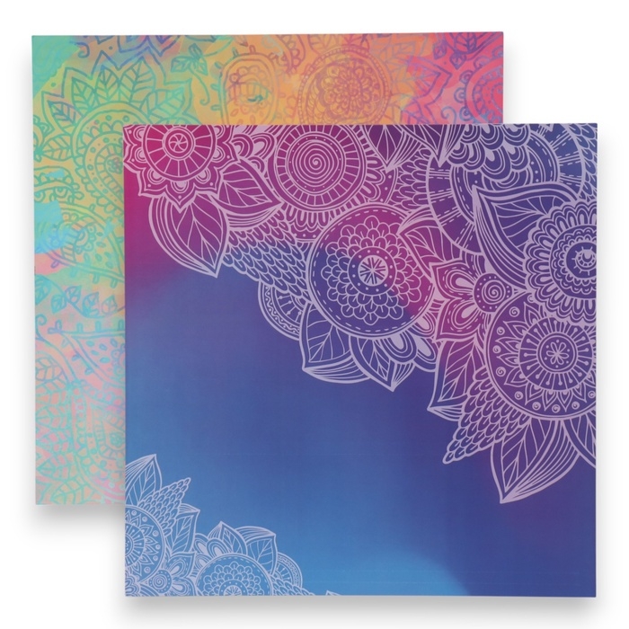 Фотофон двусторонний картон плотность 350 гр Фотофон двусторонний картон плотность 350 гр "Мехенди" 50х50 см