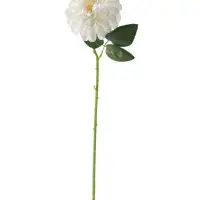 Цветы искусственные "Хризантема Амадея" d-9 см 46 см, белый