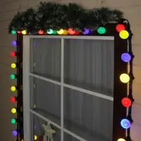 Гирлянда &laquo;Белт-лайт&raquo; 50 м, IP65, 5W, тёмная каучуковая нить, шаг 15 см, Е27 (без ламп), 220 В