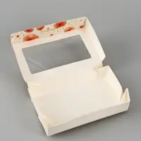 Коробка подарочная с окном &laquo;Только тебе&raquo;, 20&times;12&times;4 см, самосборная