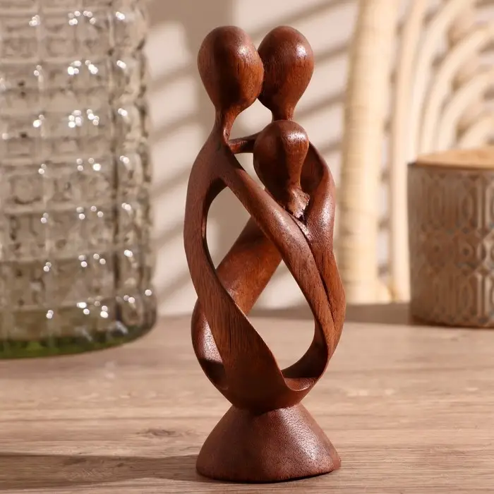 Сувенир дерево "Семья" коричневый цвет 20х6х6 см