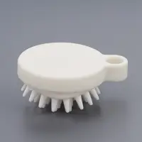 Щётка - массажёр для мытья головы, 8.5&times;6.8&times;3.6 см, белая