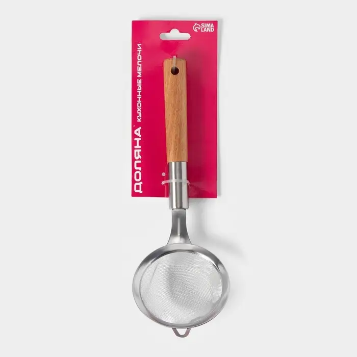 Сито - дуршлаг с ручкой Доляна «Валдай», d=8,8 см, нержавеющая сталь Сито - дуршлаг с ручкой Доляна «Валдай», d=8,8 см, нержавеющая сталь