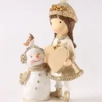 Фигурка &laquo;Малышка с сердцем&raquo;, 12.5 см, полистоун