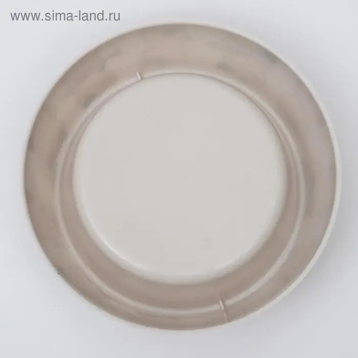 Миска  Миска "Мур-мяу" для кошек 0,3 л, 14,5 x 14,5 x 4 см, светло-бежевый