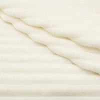 Покрывало 150х200 BRAVO Family велсофт Волна г/к №81 кремовый в пакете