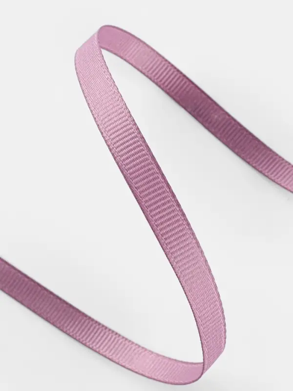 Лента репсовая, 6 мм, 23±1 м, сливовая №0126