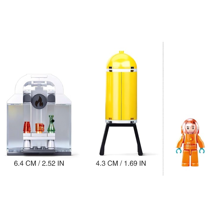 Конструктор Пожарный «Автономный разведчик», 130 деталей Конструктор Пожарный «Автономный разведчик», 130 деталей