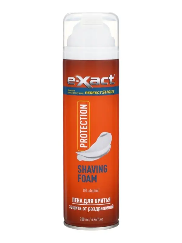 Пена для бритья &laquo;Защита от раздражений&raquo; E-Xact, для всех типов кожи, 200 мл