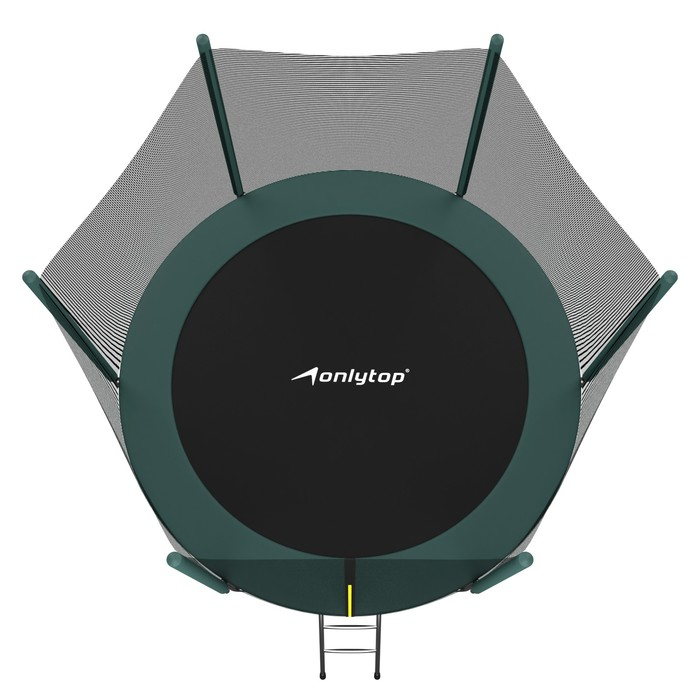 Батут ONLITOP, d=305 см, с лестницей, высота сетки 173 см, цвет зелёный Батут ONLITOP, d=305 см, с лестницей, высота сетки 173 см, цвет зелёный