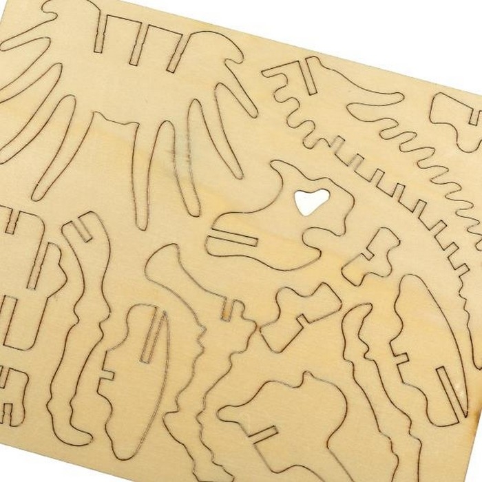 Конструктор деревянный «Стиракозавр», 36 деталей