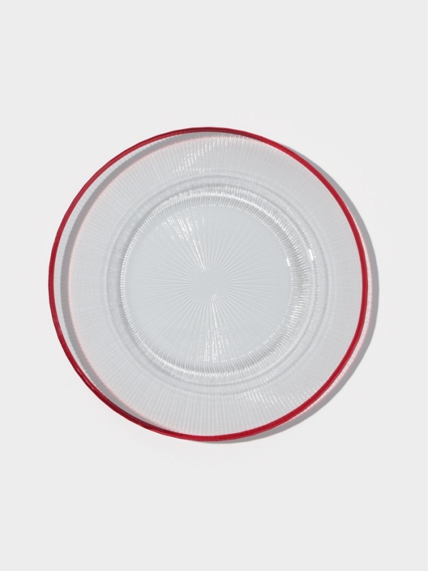 Тарелка десертная "Waterfall" 17 см, цвет прозрачный