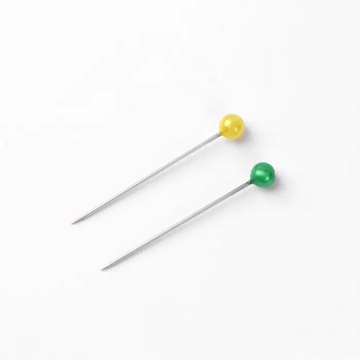 Булавки портновские, 35 мм, 80 шт., разноцветные