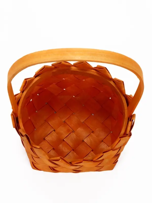 Набор корзин плетёных, 2 шт., 20&times;20&times;12 см, 16&times;16&times;10 см, ива, натуральный цвет