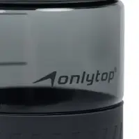 Бутылка для воды Onlytop, 650 мл, чёрная