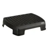 Подставка для ног, Стамм, 34.3&times;10.5&times;44.7 см, рельефная поверхность, черная