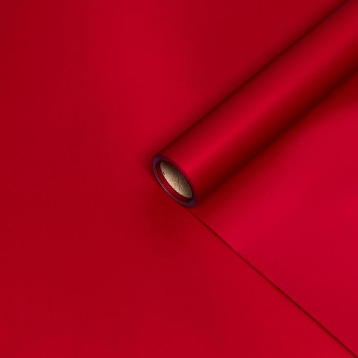 Пленка матовая, 65 микрон, винный, 57см*10м Пленка матовая, 65 микрон, винный, 57см*10м