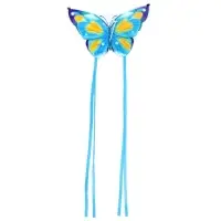 Воздушный змей &laquo;Бабочка&raquo;, с леской, голубой