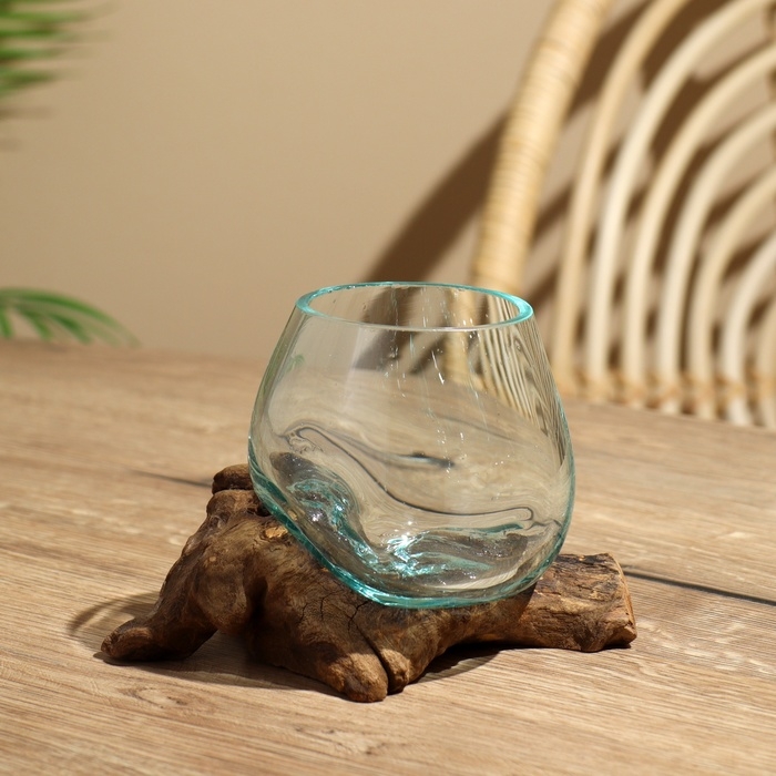 Вазон на коряге  Вазон на коряге "Очарование" 12х10х10 см