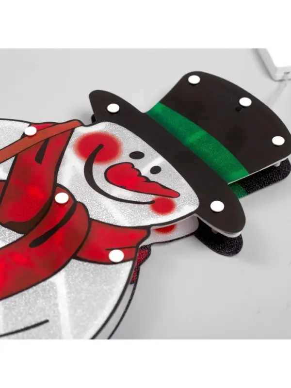 Светодиодная фигура &laquo;Снеговик&raquo; 23&times;43 см, пластик, 220 В, свечение мульти (RG/RB)