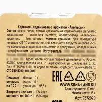 Леденцы &laquo;Счастливый билет&raquo; со вкусом апельсина, 16 г