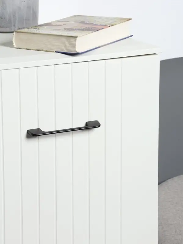 Ручка-скоба CAPPIO RSC023, алюминий, м/о 128 мм, цвет черный