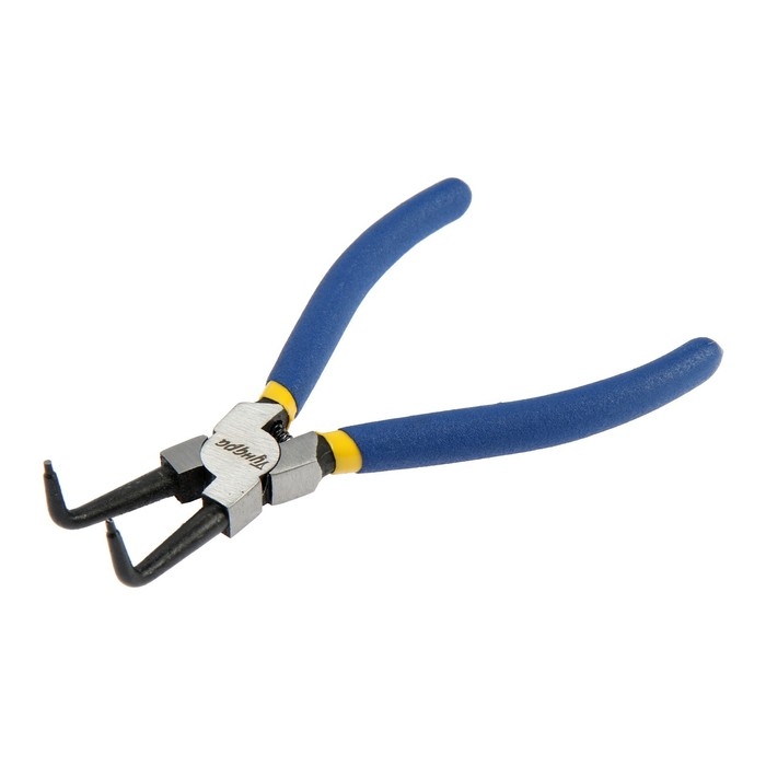 Съемник внутренних стопорных колец ТУНДРА, изогнутые губки на сжим, 170 мм Съемник внутренних стопорных колец ТУНДРА, изогнутые губки на сжим, 170 мм