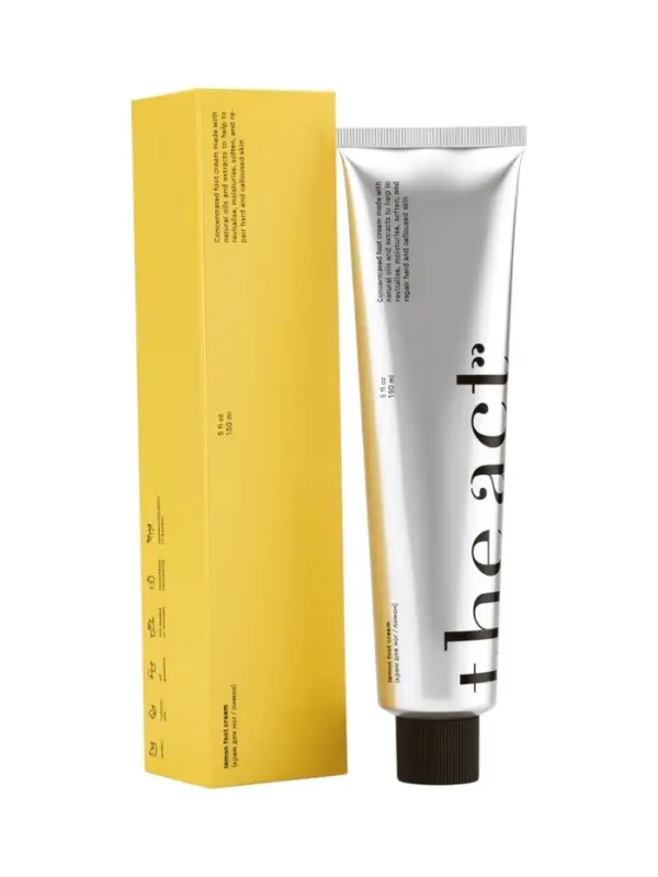 Крем для ног с мочевиной The Act лимон, смягчающий, 150 мл