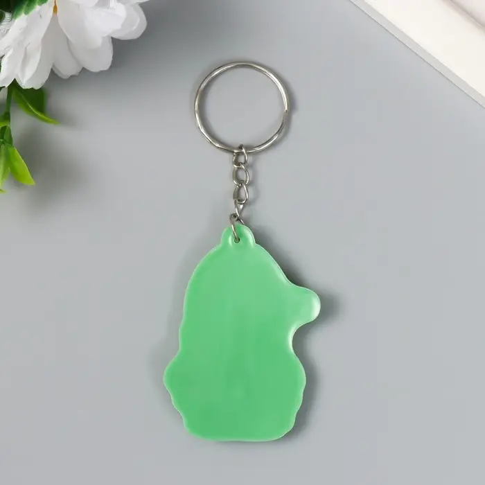 Брелок резина Брелок резина "Гном в новогоднем колпаке с сердечками, с письмом" 5,5х4 см