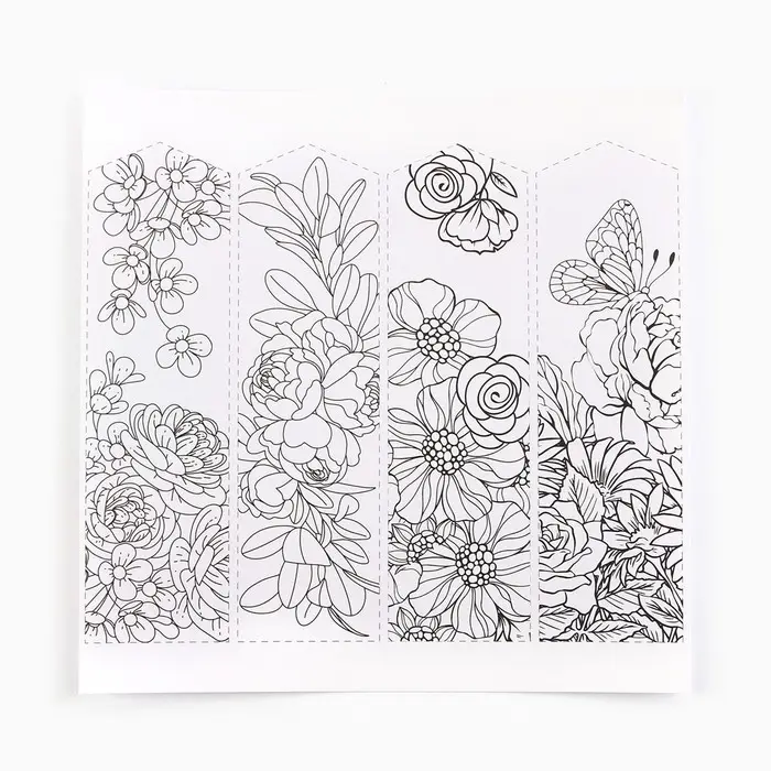 Раскраска - антистресс &laquo;Цветочные узоры&raquo;, 20 стр.