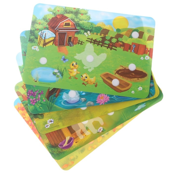 Игра на липучках, конструктор «Ферма» , Весёлые липучки Игра на липучках, конструктор «Ферма» , Весёлые липучки